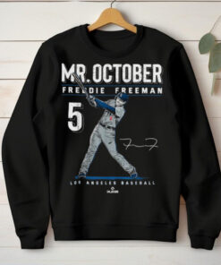 Official Mr. october freddie freeman los angeles baseball mlb T shirt 2 Official Mr. october freddie freeman los angeles baseball mlb T shirt