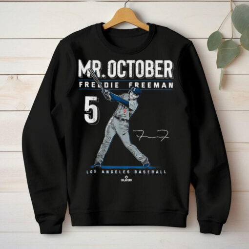 Official Mr. october freddie freeman los angeles baseball mlb T shirt