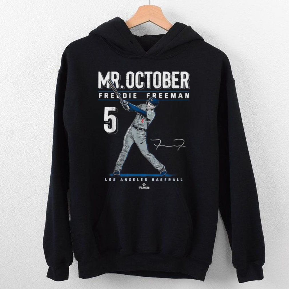 Official Mr. october freddie freeman los angeles baseball mlb T shirt Official Mr. october freddie freeman los angeles baseball mlb T shirt