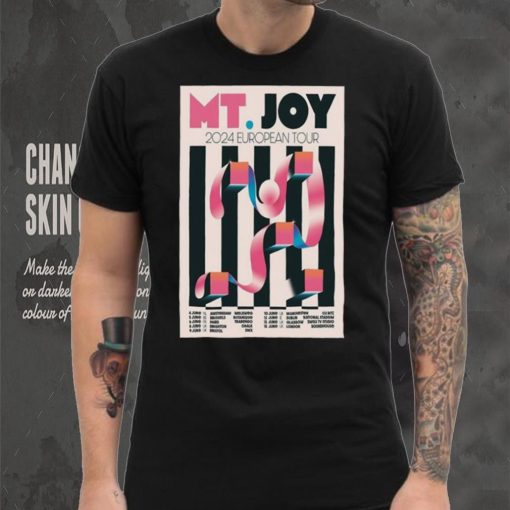 Official Mt.Joy European 2024 Tour Poster Shirt