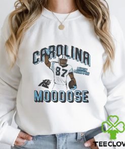 Official Muhsin Muhammad Carolina Panthers Homage 2023 Hall of Honor Graphic Tri Blend Shirt