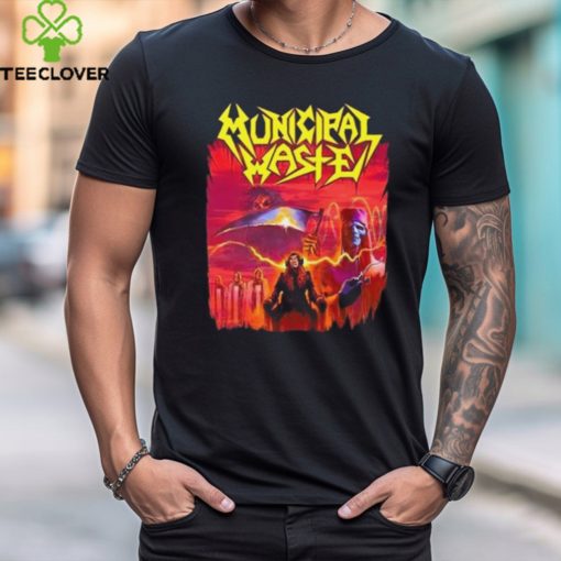 Official Municipal Waste Keg Killer T Shirt