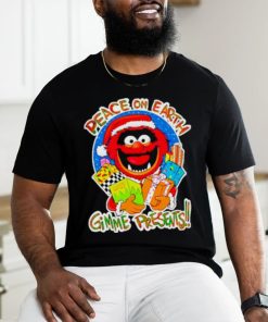 Official Muppets Santa Peace On Earth Gimme Presents T Shirt