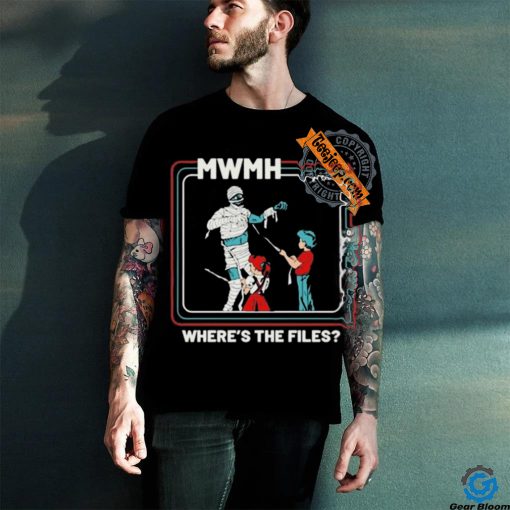 Official Murder With My Husband Where’s The Files t shirt