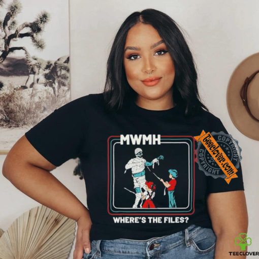 Official Murder With My Husband Where’s The Files t shirt