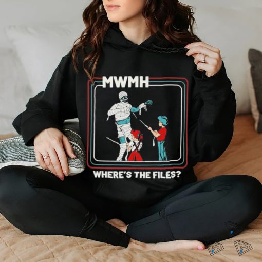 Official Murder With My Husband Where’s The Files t shirt