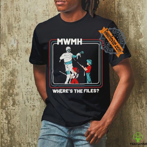 Official Murder With My Husband Where’s The Files t shirt