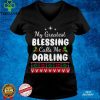Official My Greatest Blessing Calls Me Darling Couple Christmas Shirt hoodie, Sweater
