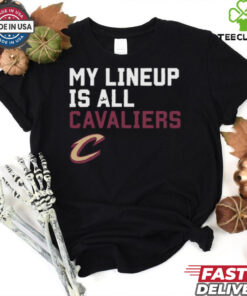 Official My Lineup Is Cleveland Cavaliers NBA t shirt 1 Official My Lineup Is Cleveland Cavaliers NBA t shirt