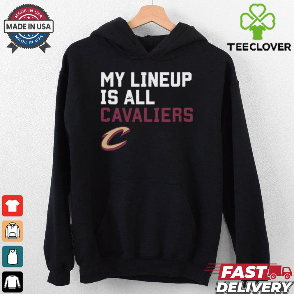 Official My Lineup Is Cleveland Cavaliers NBA t shirt Official My Lineup Is Cleveland Cavaliers NBA t shirt