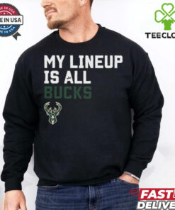 Official My Lineup Is Milwaukee Bucks NBA t shirt 2 Official My Lineup Is Milwaukee Bucks NBA t shirt