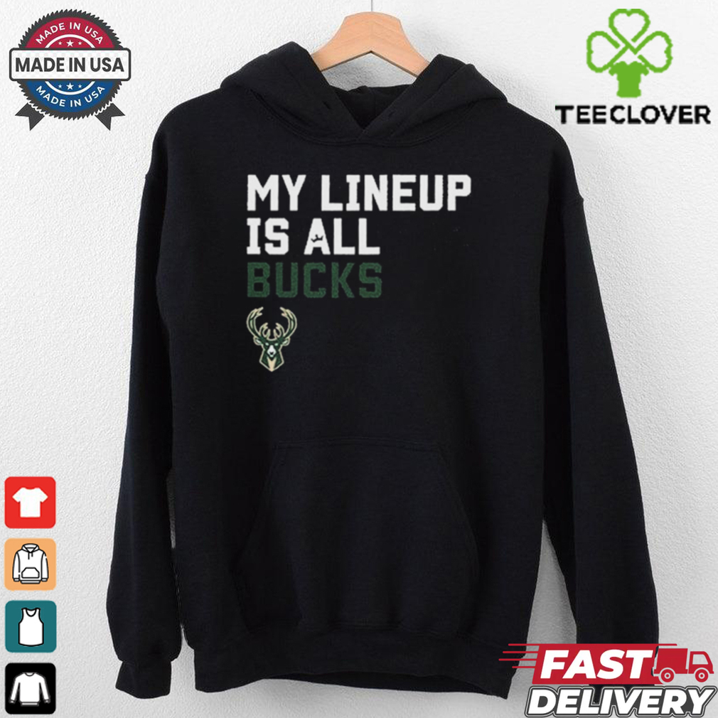 Official My Lineup Is Milwaukee Bucks NBA t shirt Official My Lineup Is Milwaukee Bucks NBA t shirt