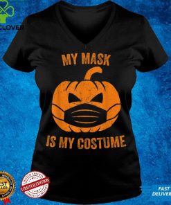 Official My Mask Is My Costume Covid Pumpkin O Latern Funny Halloween Sweater Shirt