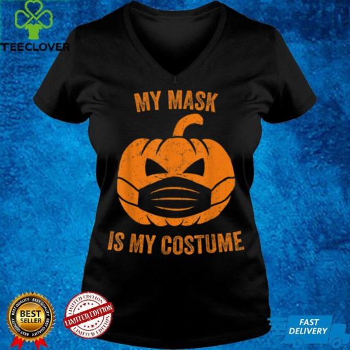 Official My Mask Is My Costume Covid Pumpkin O Latern Funny Halloween Sweater Shirt