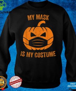 Official My Mask Is My Costume Covid Pumpkin O Latern Funny Halloween Sweater Shirt