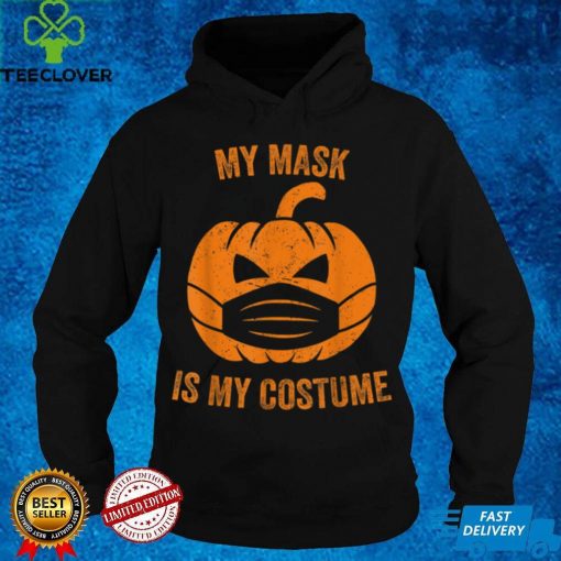 Official My Mask Is My Costume Covid Pumpkin O Latern Funny Halloween Sweater Shirt