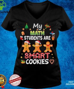 Official My Math Students Are Smart Cookies Teacher Christmas Merry Sweater Shirt