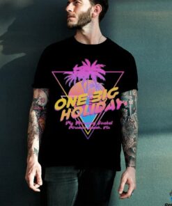 Official My Morning Jacket One Big Holiday Miramar Beach FL Neon T shirts