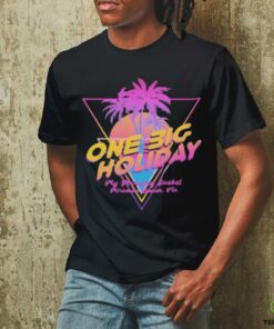 Official My Morning Jacket One Big Holiday Miramar Beach FL Neon T shirts