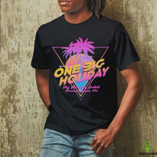 Official My Morning Jacket One Big Holiday Miramar Beach FL Neon T shirts