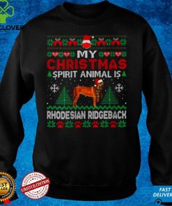 Official My Spirit Animal Is Rhodesian Ridgeback Dog Ugly Shirt hoodie, sweater shirt