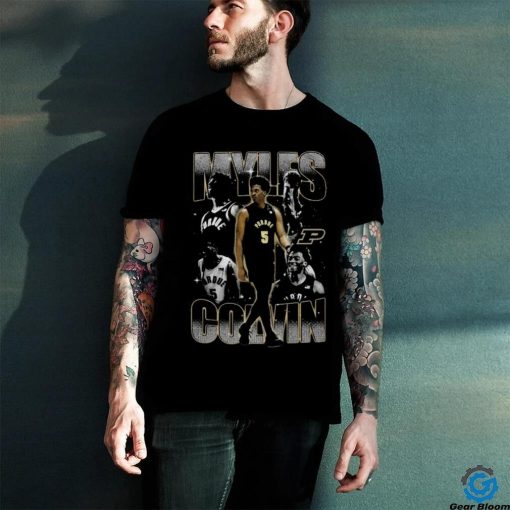 Official Myles Colvin Purdue Boilermakers Men’s Basketball T shirt