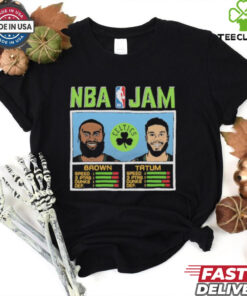 Official NBA Jam Celtics City Brown And Tatum Shirt