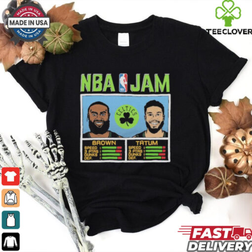 Official NBA Jam Celtics City Brown And Tatum Shirt