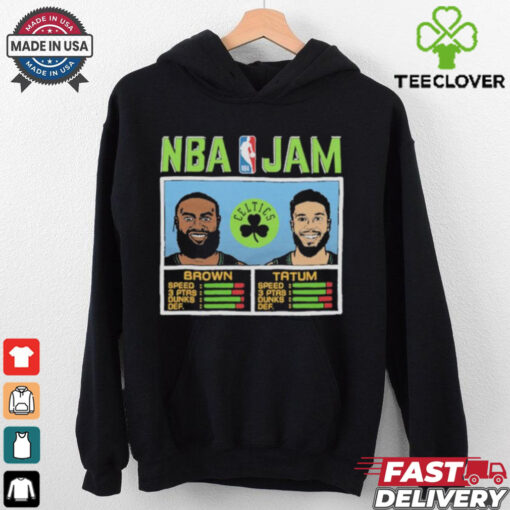 Official NBA Jam Celtics City Brown And Tatum Shirt
