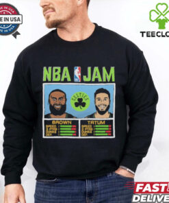 Official NBA Jam Celtics City Brown And Tatum Shirt