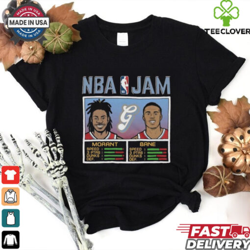 Official NBA Jam Desmond Bane and Ja Morant Memphis Basketball 2024 25 City Edition shirt