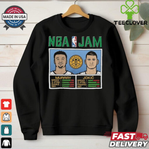 Official NBA Jam Jamal Murray and Nikola Jokic Nuggets Basketball 2024 25 City Edition shirt