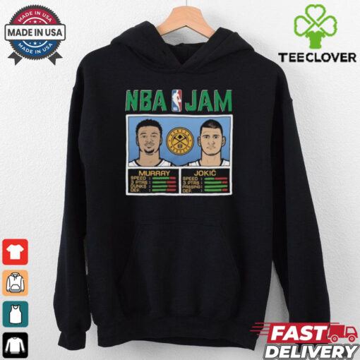 Official NBA Jam Jamal Murray and Nikola Jokic Nuggets Basketball 2024 25 City Edition shirt