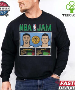 Official NBA Jam Jamal Murray and Nikola Jokic Nuggets Basketball 2024 25 City Edition shirt