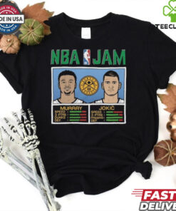 Official NBA Jam Jamal Murray and Nikola Jokic Nuggets Basketball 2024 25 City Edition shirt