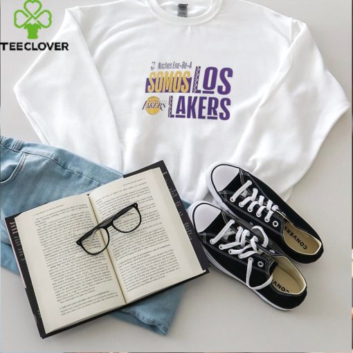 Official NBA Noches Ene Be A Training 2024 Los Angeles Lakers Somos Los Lakers Shirt