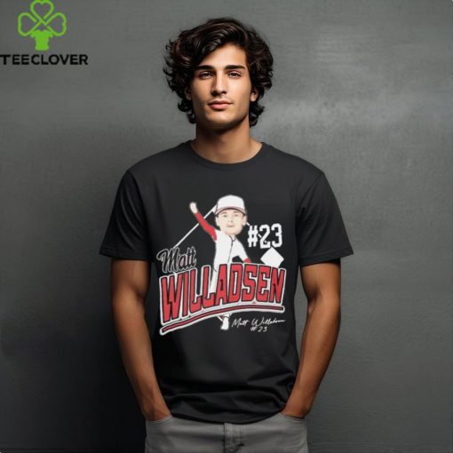 Official NC State Pitcher Matt Willadsen Signature T Shirt