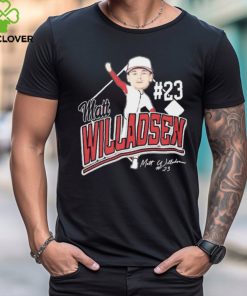 Official NC State Pitcher Matt Willadsen Signature T Shirt