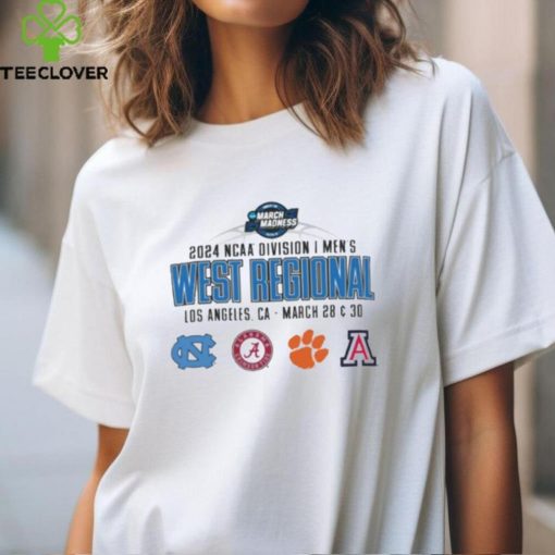 Official NCAA Division I Men’s Basketball West Regional 2024 T Shirt
