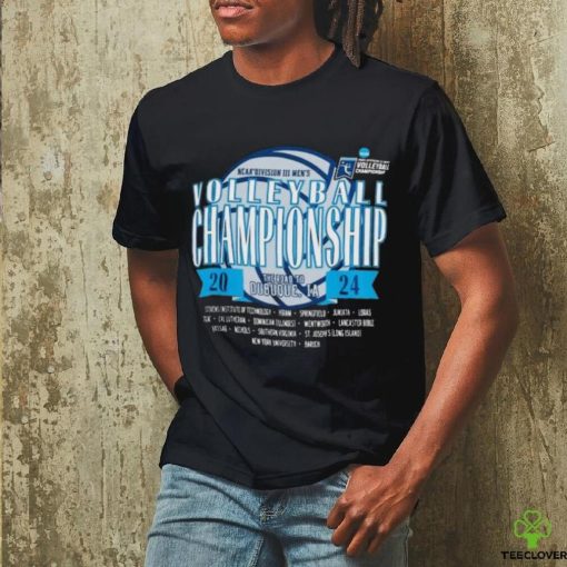 Official NCAA Division III Men’s Volleyball Championship 2024 The Road To Dubuque IA shirt