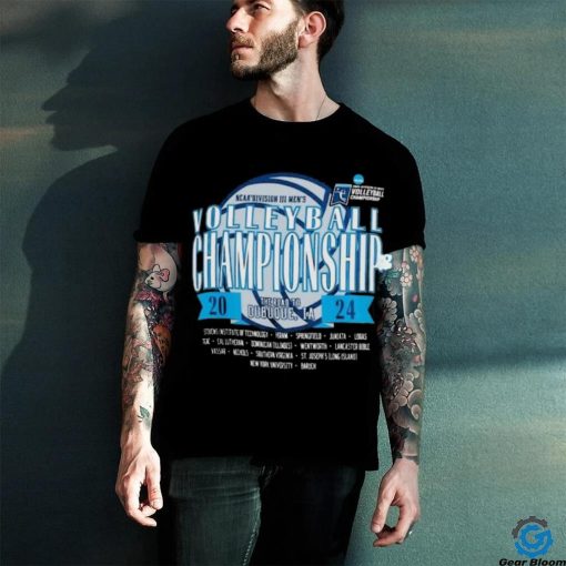 Official NCAA Division III Men’s Volleyball Championship 2024 The Road To Dubuque IA shirt