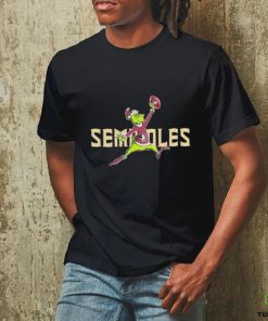 Official NCAA Florida State Grinch Air Jordan Semroles Rugby T Shirt