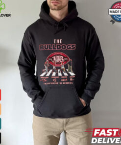 Official NCAA Georgia Bulldogs 133rd 1892 2025 Thank You For The Memories Walking Signatures Shirt