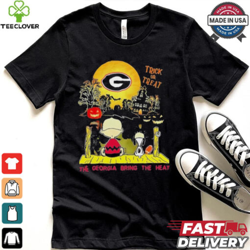 Official NCAA Georgia Bulldogs Snoopy Bring The Heat 2024 T Shirt