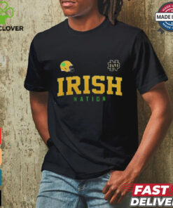 Official NCAA Notre Dame Fighting Irish Damn Right I Am An Irish Fan Win Or Lose T Shirt