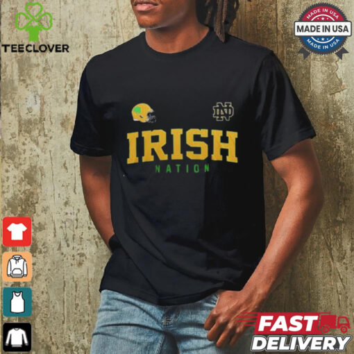 Official NCAA Notre Dame Fighting Irish Damn Right I Am An Irish Fan Win Or Lose T Shirt