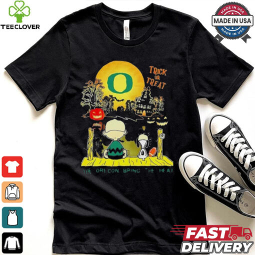 Official NCAA Oregon Ducks Snoopy Bring The Heat 2024 T Shirt