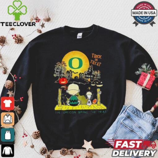 Official NCAA Oregon Ducks Snoopy Bring The Heat 2024 T Shirt