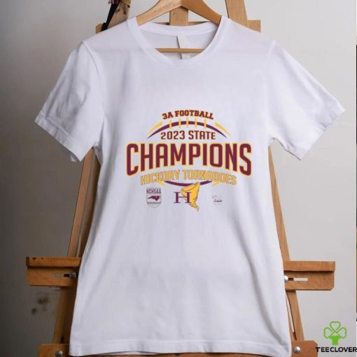 Official NCHSAA 4A Football 2023 State Champions Hickory Tornadoes T Shirt