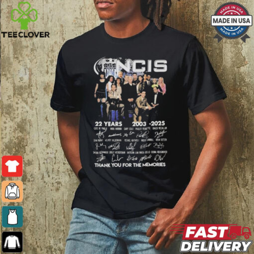 Official NCIS 22 Years 2003 2025 Thank You For The Memories T Shirt